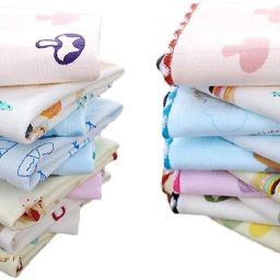 Liyana Collection 100% Cotton Handkerchief/Rumal/Face Towel - Soft and Absorbent Handkerchieves ["Multicolor"] Handkerchief-image-0