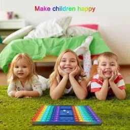 sktoyzone POPETS,POP IT, PUPETS, POP ITS ,Pop it Fidget Toy Ludo Game in Pop it Fidget Toy Stress Relief Toy for Kids Parents 2 Player, 3 Player and 4 Player Ludo Game Big Size (2 Player) Board Game Accessories Board Game Board Game Accessories image 5