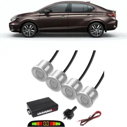 VS156 Silver Car Reverse Parking Sensor with LED Display 4 Sensor V156 Parking Sensor-image-71