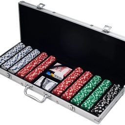 500 Poker Aluminium Brief Case Set Texas Edition-image-2