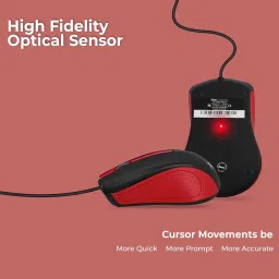 Foxin Classy Wired Ambidextrous Optical Mouse image 5