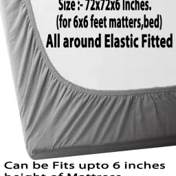 risingstar 250 TC Microfiber Double Printed Fitted (Elastic) Bedsheet image 3