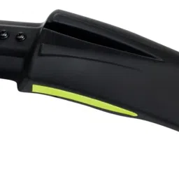 mygodgift Bicycle Atom Mudguard with Reflective Tape, Black-Red SPL IRON Clip-on Clip Full Length Front & Rear Fender image 2