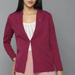 allen solly Women Solid Single Breasted Casual Blazer-picture-44
