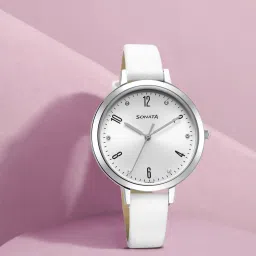 Sonata Style Analog Watch- For Women 87056SL03W-image-21