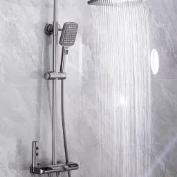 RUVEL Shower Set - Atoll, featuring a Hydropowered Shower Set Digital Display and 4 Water Functions image 4