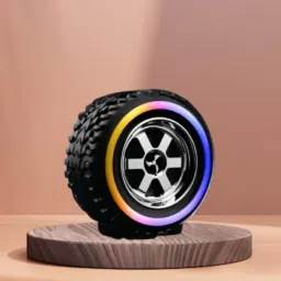 Clairbell Tyre (PORTABLE BLUETOOTH DESKTOP SPEAKER) With Crystal Clear SoundS60 10 W Bluetooth Laptop/Desktop Speaker-6