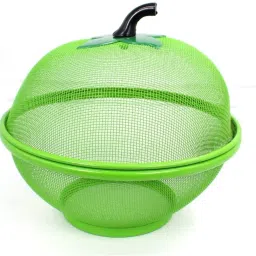 Steel Solid Fruits Basket, Assorted, 1 Piece Stainless Steel Fruit & Vegetable Basket-picture-9