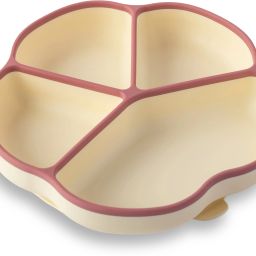 Silicone Suction Feeding Plate for Baby with 4 Compartments, Microwave Oven Safe- 100% Food Grade Silicone-14