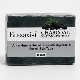 charcoal soap for deep pore cleansing and flawless skin| handmade soap | 100 gm-image-42