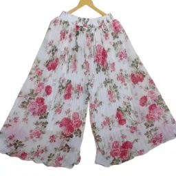 Men Relaxed White Cotton Blend Trousers-image-43