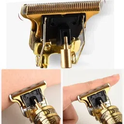 MJP TRADERS Golden Professional T9 , Trimmer 120 min Runtime 4 Length Settings (Gold) Fully Waterproof Trimmer 60 min Runtime 4 Length Settings-image-59
