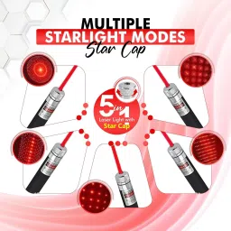 CraftXpress Red Laser Pointer Pen with Disco Lights – 2000m Range image 4