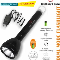bright light onlite New 2in1 2 Mode 60W Torch image 3
