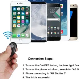 BUFONA New Top Selling High Quality Bluetooth Remote Controller Shutter Button for Selfie Click Widely Compatible with All Devices BFNA-D50 Wireless Bluetooth Shutter Remote Control Button Camera Shutter Remote Control with Bluetooth Wireless Technology - Create Amazing Photos and Videos Hands-Free Free - Works Remote Controller For Click Selfies Bluetooth Photo Clicker Video Shutter Remote Self-Timer Long Distance Camera Phone Selfie Stick Monopod Shutter Bluetooth Remote Controller Shutter Bluetooth Remote Controller Shutter Button For Selfie Click Camera Remote Control image 5