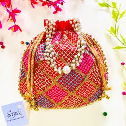 Women Red Potli-image-56