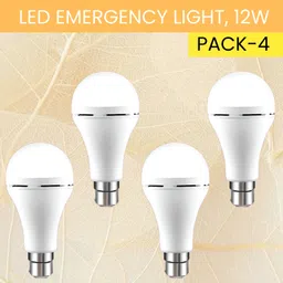 sacro 12W Rechargeable Inverter LED Bulb with Upto 4H.Power Cut Lighting Pack of_4P125 4 hrs Bulb Emergency Light-picture-45