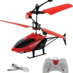Kids Plastic Induction Type 2-in-1 Flying Helicopter with Remote44-image-55