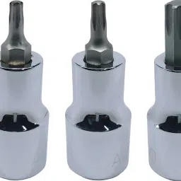 T-10+T-15+T-20+T-50, Hardened Chrome Vanadium Steel, Torx-Bit-Socket Socket Set-29