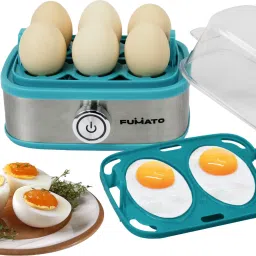 210W Electric Boiler Machine with3 Stainless Steel Automatic Turn Off Eggwhiz 210W, 3 Preparation Modes with Poaching Tray & Transparent Lid Egg Cooker-picture-17
