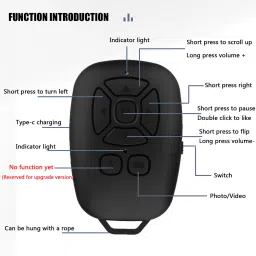 EBIZHIVE Mobile Camera Remote Control Wireless Bluetooth Shutter Selfie,Instagram RemoteCamera Remote Control image 3