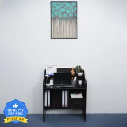 Julian 4 Shelves and 1 Drawer | Suitable for Home & Office | Engineered Wood Study Table-14