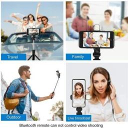 ZOOMLION Portable Selfie Stick Tripod with Bluetooth Remote (Multipurpose) Tripod image 3