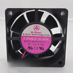 Enormity Bi-Sonic BP602512H-03 Axial Fan 12V-0.13A DC Brushless Air Cooling Fan 6025 2PiN Cooler-picture-7