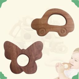 Neem Wooden Teether Combo For Kids First Toy Teether-image-81