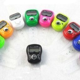 Radhika Poojan Bhandar Plastic Multicolour Smallest Portable Digital Hand Tally Counter (Set of 5) image 2
