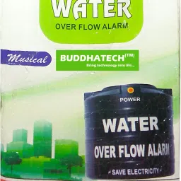 Buddhatech Water Overflow Alert Alarm Sound System ( Save Electricity and Save water ) (BLACK-TECH) Wired Sensor Security System image 3