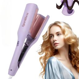 SPARKLESS Curling Iron Hair Curler, 1.25 Inch (32mm) Hair Waver Tool Electric Hair Curler-image-53