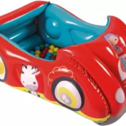Children's (IND*66) play pool Ball Pit Car Multicolor Inflatable Ball Pits-35