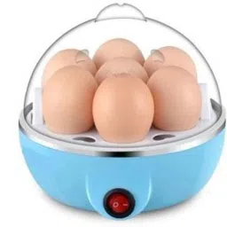 Blue Plastic 7 Egg Boiler Home Machine with Tray Egg Cooker-picture-11