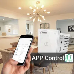 IFITech Smart APP Control Touch Switch | Wi-Fi Connected | Work with Alexa/Google Home image 2