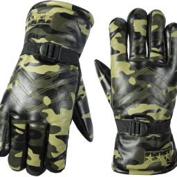 Solid Winter Men Gloves-image-47