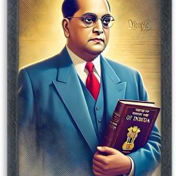 Bhimrao Ramji Ambedkar Painting For Wall Mount wall For Gift Happy Brithday us Digital Reprint 13 inch x 10 inch Painting-image-102