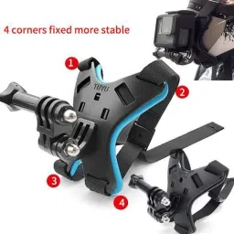 SHOWRIDE Helmet Jaw Clamp Camera Mount image 5