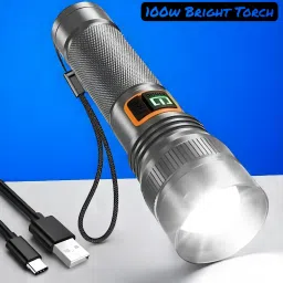 X76 High Power Rechargeable Torch – Rugged LED Torch for Home and Travel Torch-15