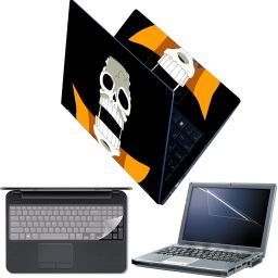 Techfit Full Body Laptop Skin with Screen Guard and Key Guard - Brook One Piece Combo Set-5