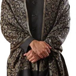 Pashmoda Acrylic Woven Men Shawl-image-18