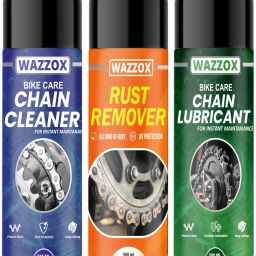 Combo Chain Cleaner, Chain Lubricant, Rust Remover New Advanced Formula Rust protection Prevent Chain Breakage Chain Oil-4