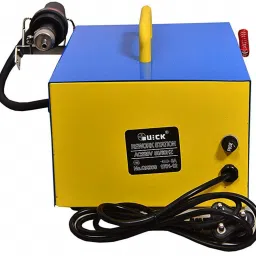 jtag QUICK 900, 3 in 1 SMD Rework Station hot air gun with 12W Micro Soldering iron,0-15V Variable Dc Output 700 W Temperature Controlled (Conical Tip) 700 W Temperature Controlled image 2