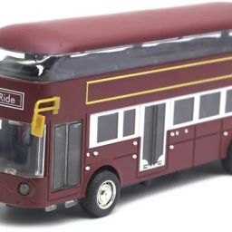 Toy Bus For Kids Double Decker Bus Light Sound Pullback School Bus London Bus-image-56