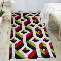Green Cotton 24 x 60 Inches Flat Weave Floor Runner by The Home Talk-picture-4