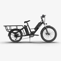 G1 Cargo Electric Cycle with Dual 48V 10.2Ah Removable Batteries | 250W Motor 24 inches Single Speed Lithium-ion (Li-ion) Electric Cycle-image-75
