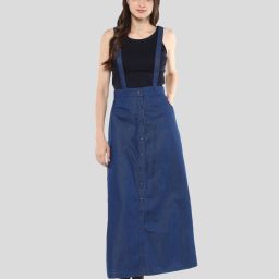 Women Maxi Blue Full Length Dress-image-2