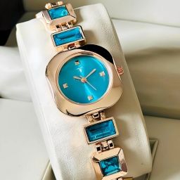Analog Watch - For Girls 356_C. k Square stone blue--image-81