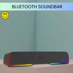 FRONY Audio Bar (PORTABLE HOME THEATER SOUNDBAR)Crystal Clear Sound With RGB LightB482 25 W Bluetooth Soundbar-image-89