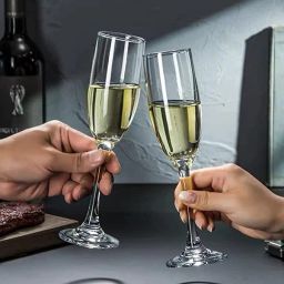(Pack of 2) Wine Glass Red or White Wine, Champagne Flute Wine Glass Set Glass Wine Glass-image-59